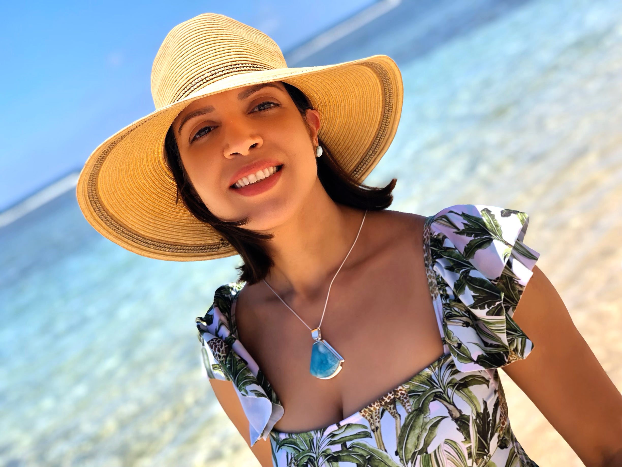 Larimar jewelry for women
