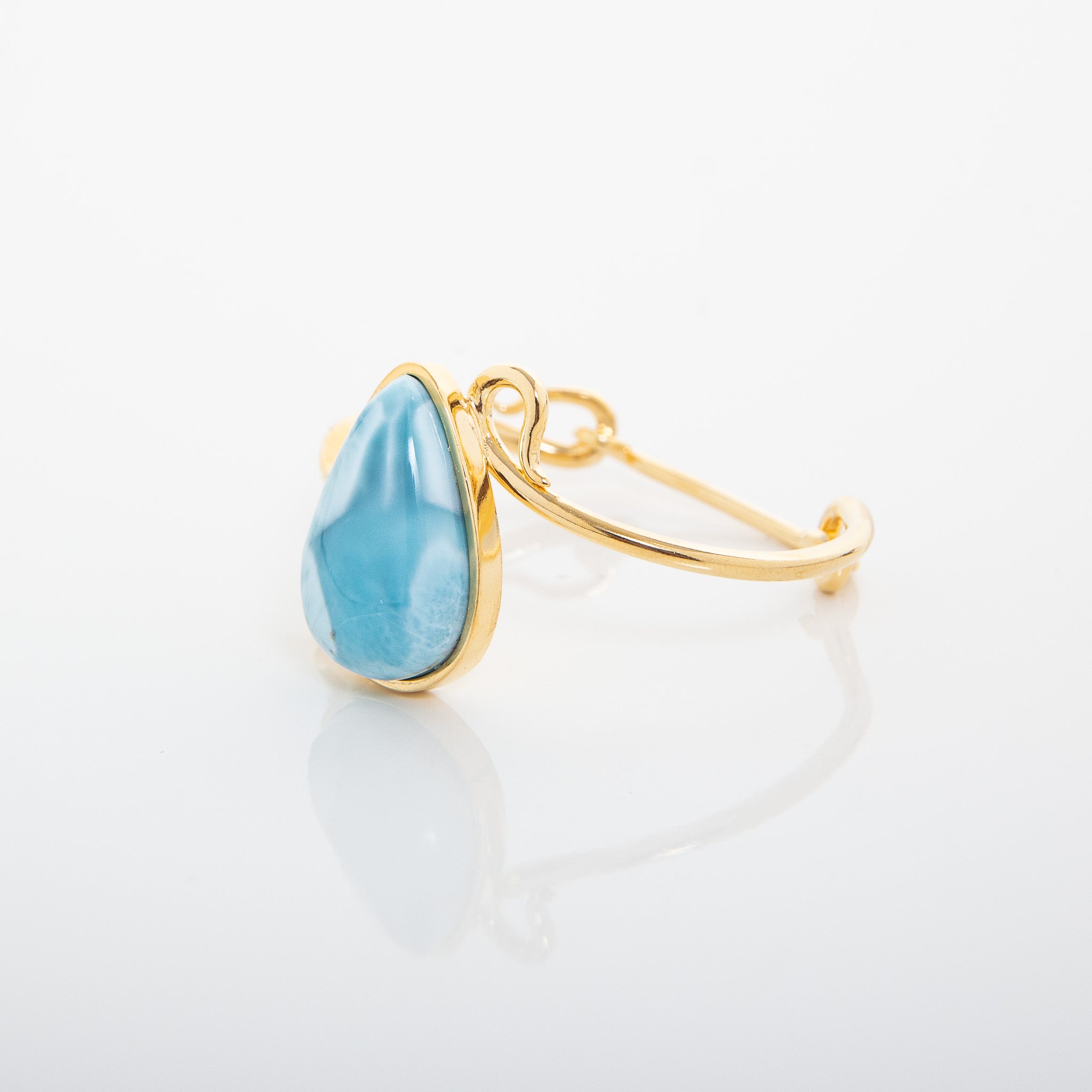 Larimar Gold Vermeil Cuff Maite