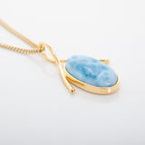 Larimar Vermeil Pendant Eileen