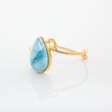 Larimar Gold Vermeil Bangle Iris Media 1 of 4