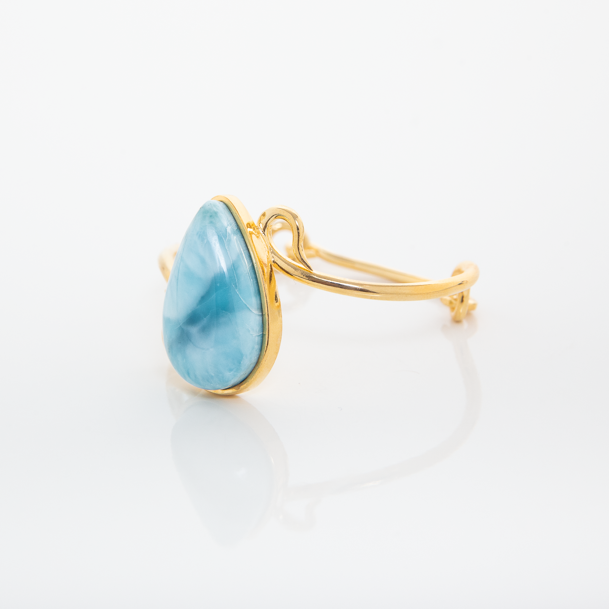 Larimar Gold Vermeil Bangle Iris Media 1 of 4