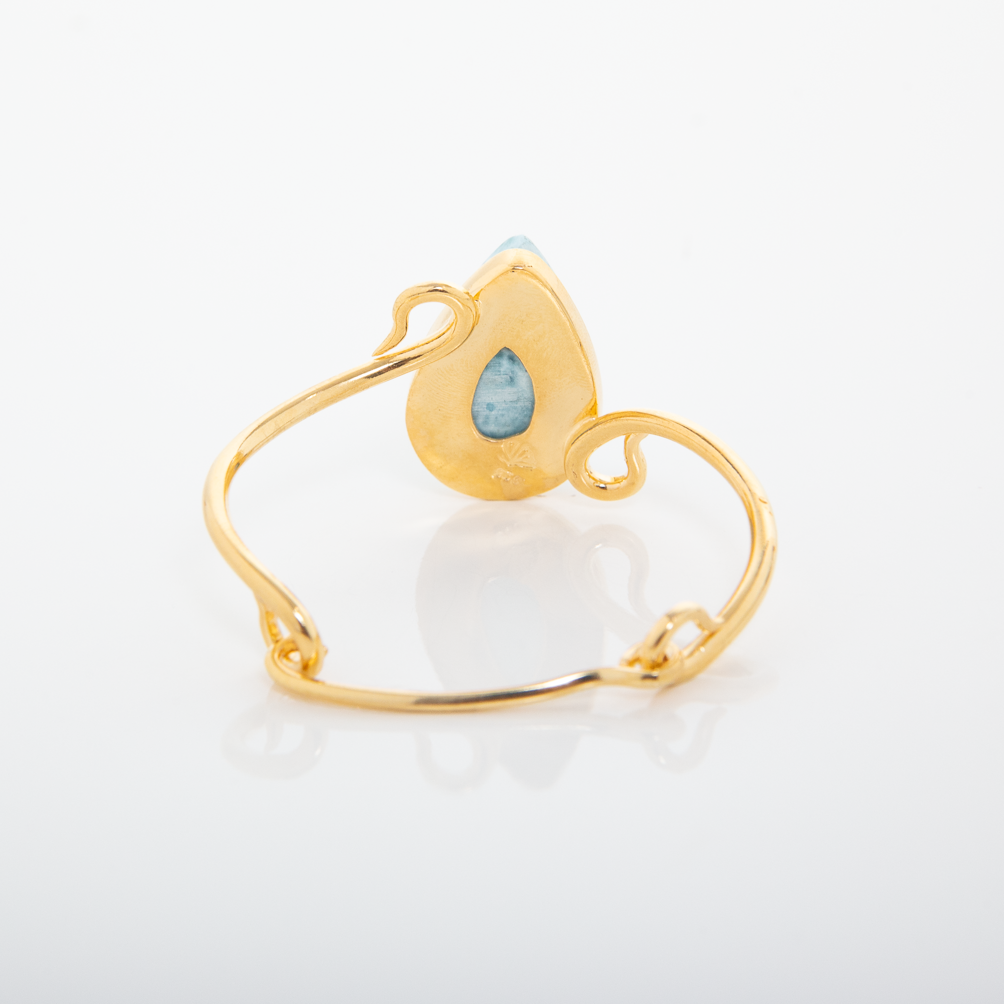 Larimar Gold Vermeil Bangle Iris Media 1 of 4