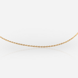 Thin Rope Gold Vermeil Chain
