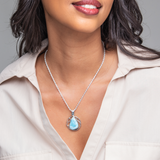 Larimar Stone Pendant Elijah