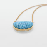 Gold Vermeil Larimar Necklace Isabelle
