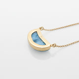 Gold Vermeil Larimar Necklace Isabelle