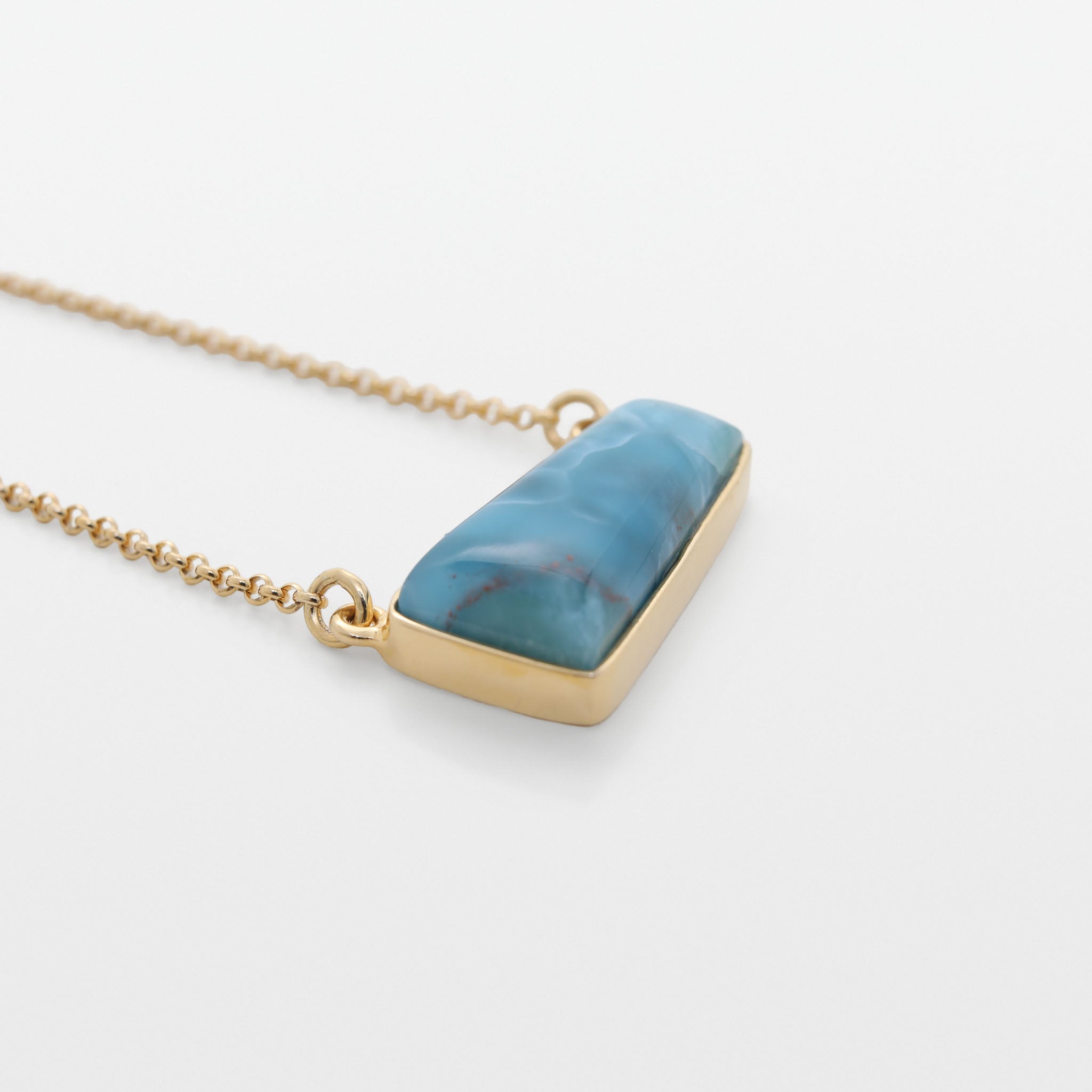 Gold Vermeil Larimar Necklace Isla