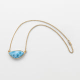 Gold Vermeil Larimar Necklace Iva
