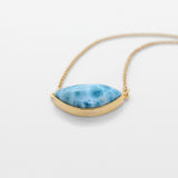Gold Vermeil Larimar Necklace Iva