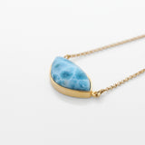 Gold Vermeil Larimar Necklace Iva