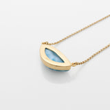 Gold Vermeil Larimar Necklace Iva