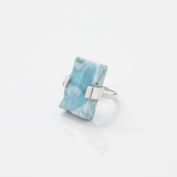 Larimar Rough Ring Dan