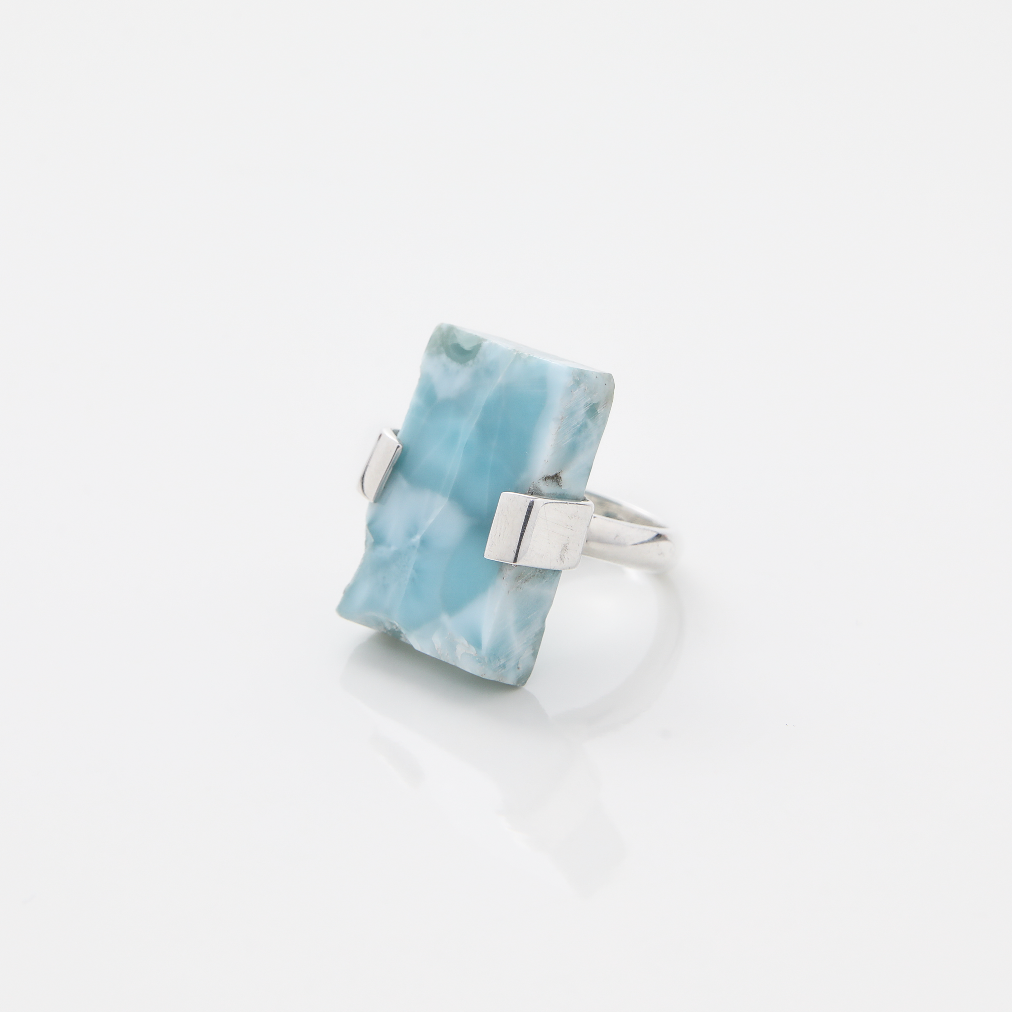 Larimar Rough Ring Dan