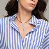 Larimar Duo Pendant Tuscany