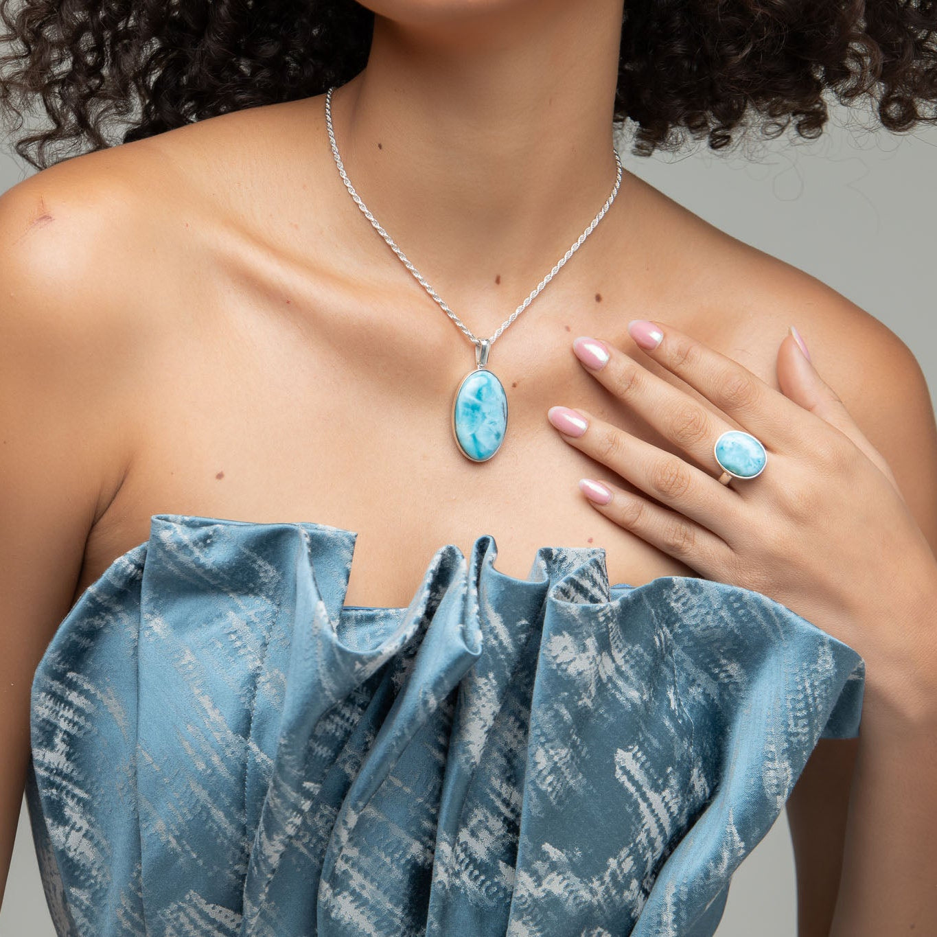 Larimar Pendant Franny