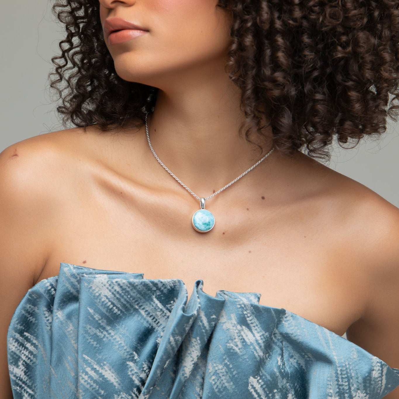 Larimar Pendant Frances