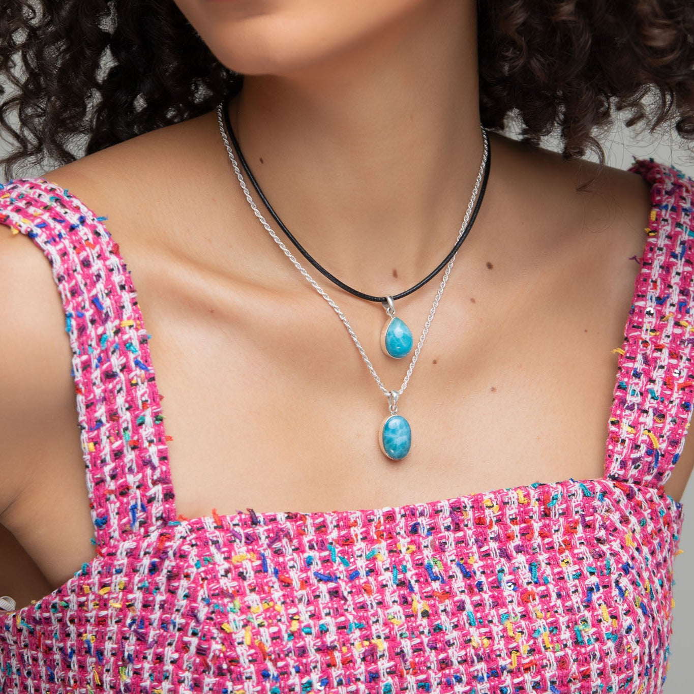 Larimar Duo Pendant Sutton