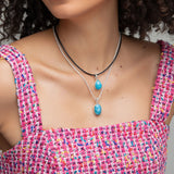 Larimar Duo Pendant Sofia