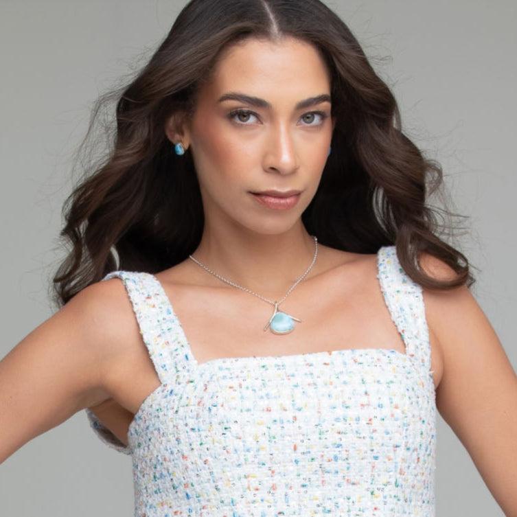 Larimar Pendant Holly