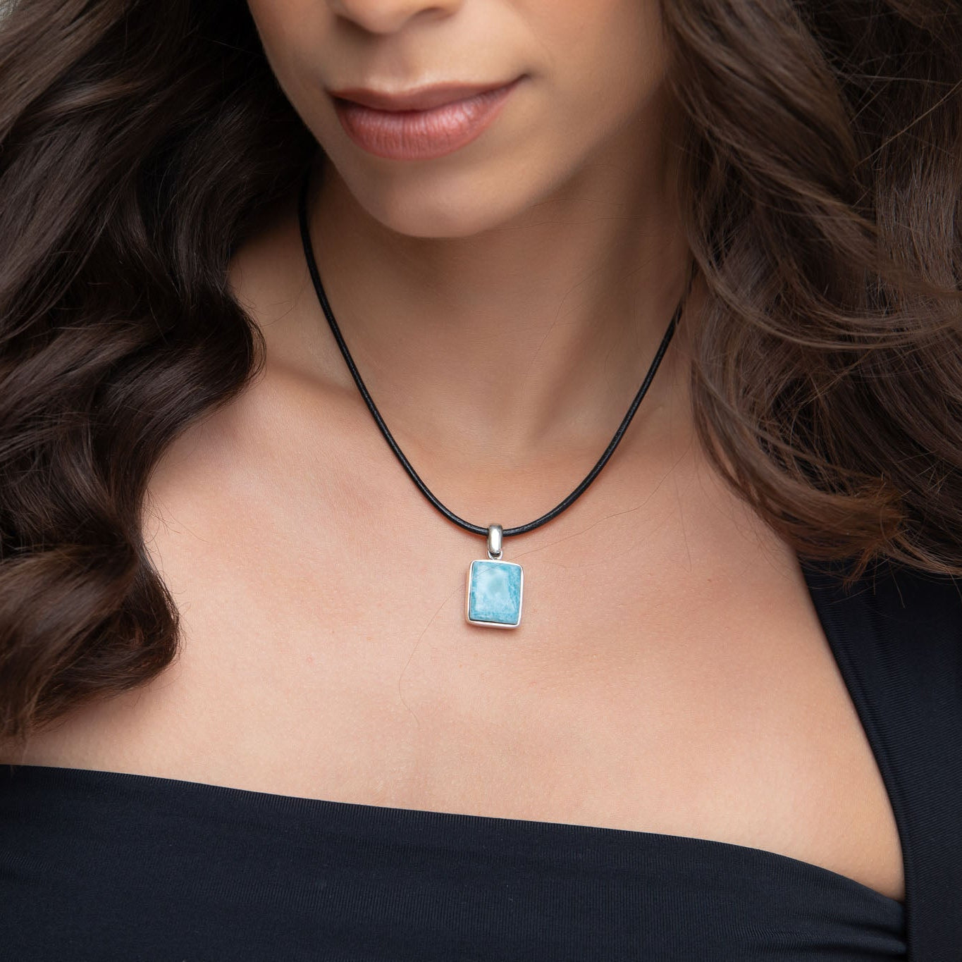 Larimar Pendant Veronica
