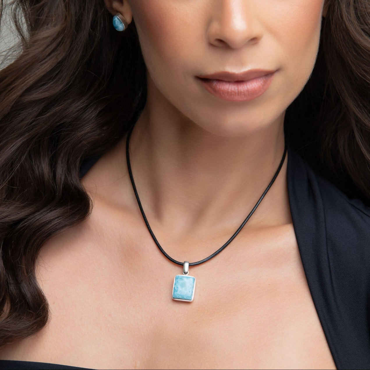 Larimar Pendant Veronica