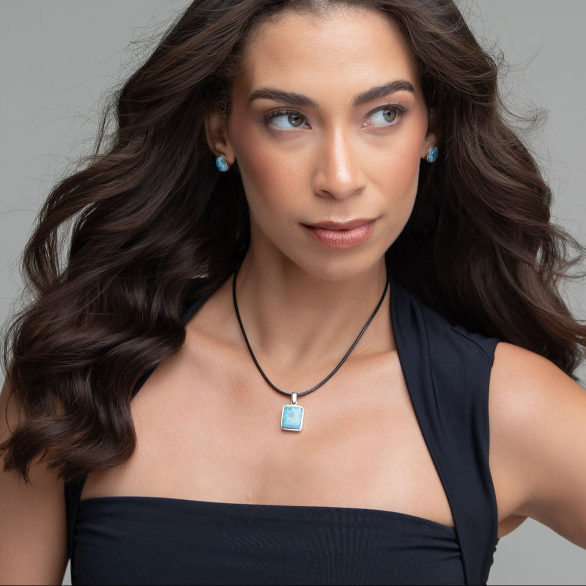 Larimar Pendant Veronica