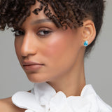 Larimar Studs Remi Pear Petite