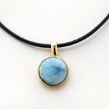 Gold Vermeil Larimar Pendant Ren