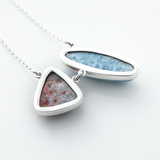 Red Larimar Specimen Necklace