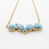 Gold Vermeil Larimar Necklace Athena