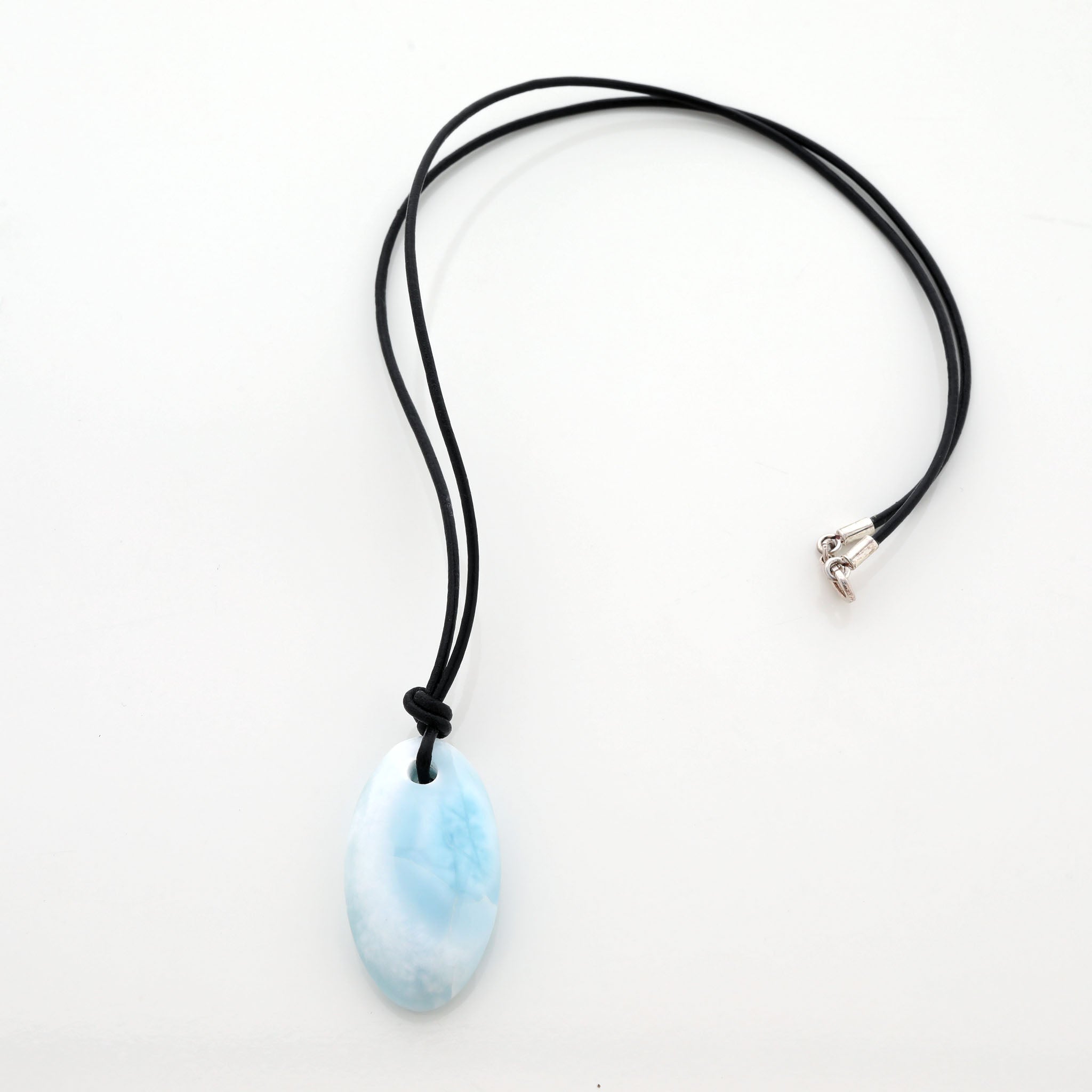Larimar Leather Necklace Joseph