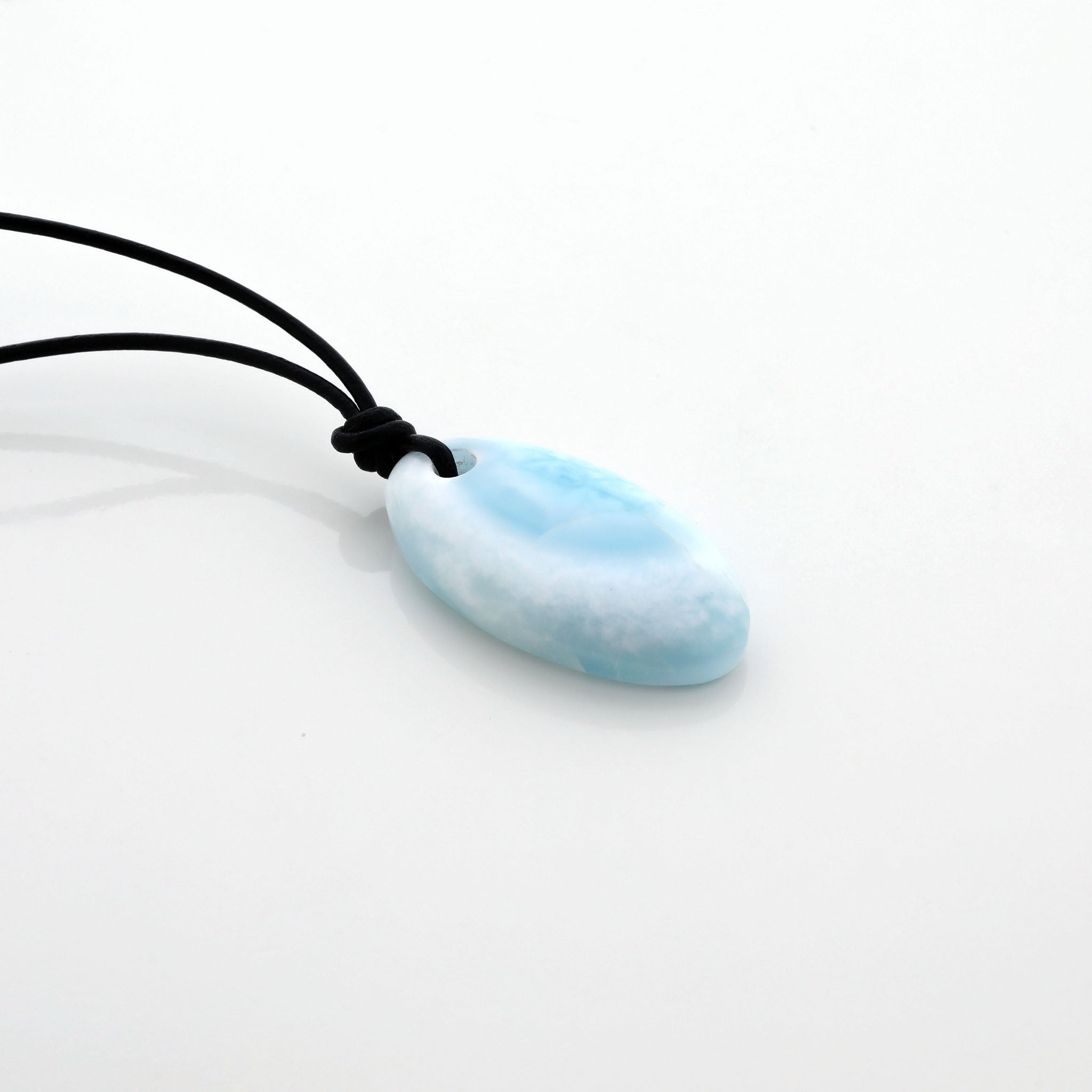 Larimar Leather Necklace Joseph