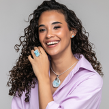 Larimar Rough Ring Dan