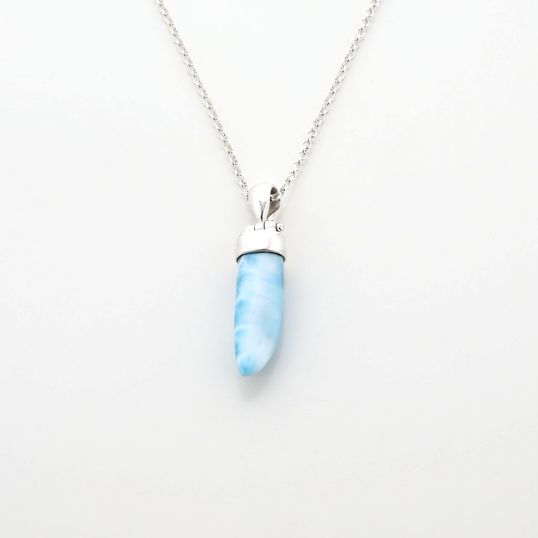 Larimar Tusk Pendant Ryland