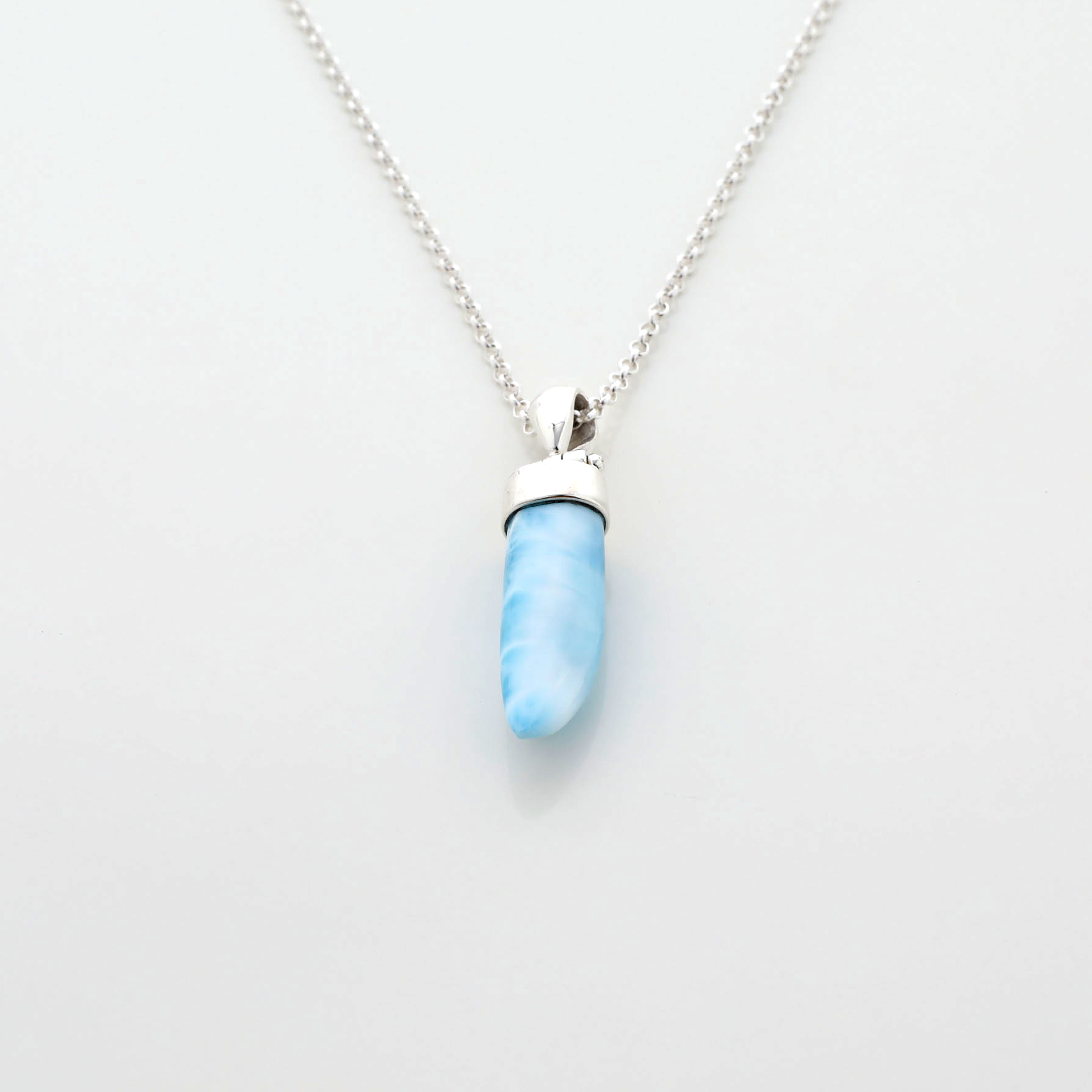 Larimar Tusk Pendant Ryland