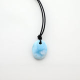 Larimar Leather Necklace Jason