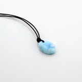 Larimar Leather Necklace Jason