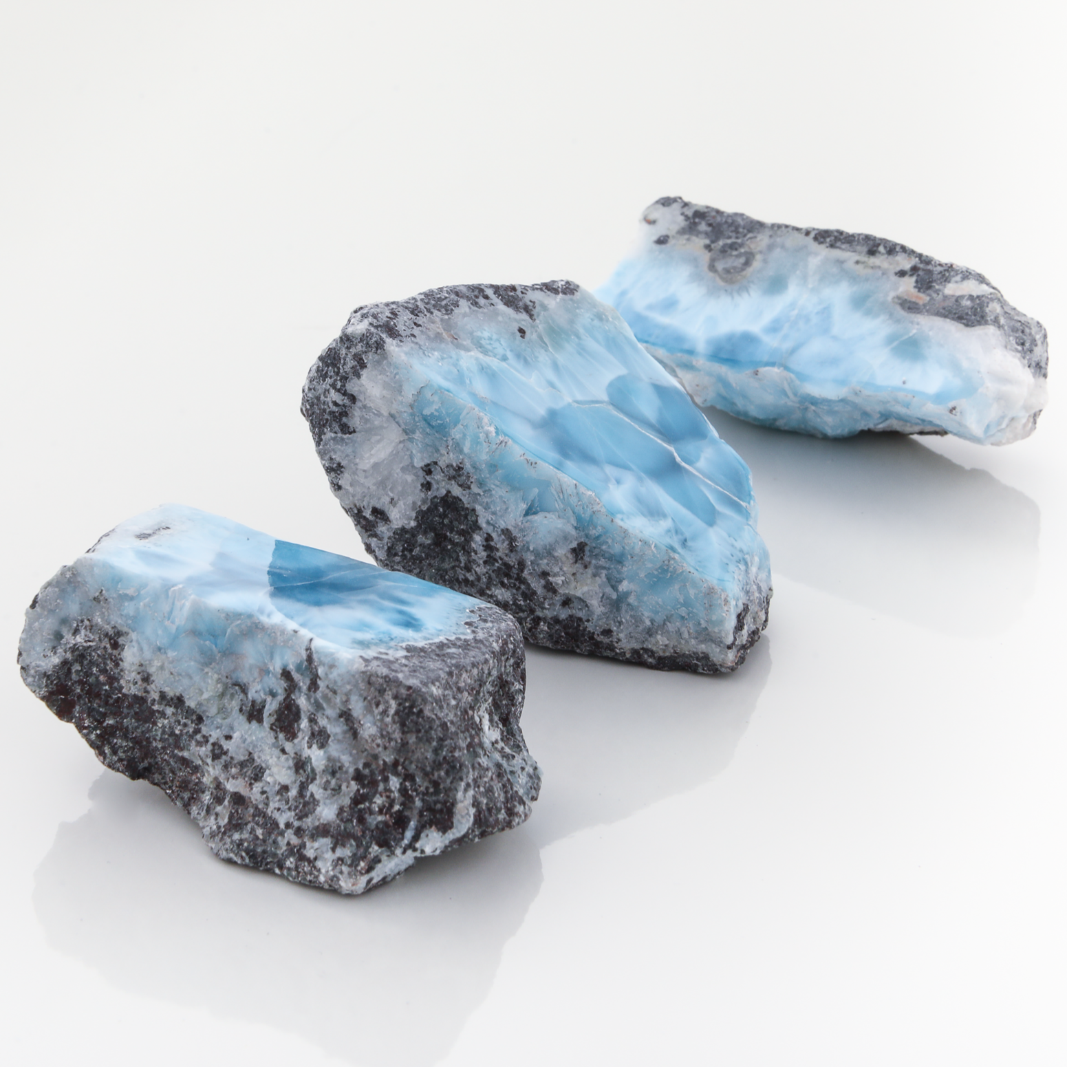 Larimar Paperweights SetPaperweight Larimar Rock for home and office decor