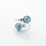 Larimar and Silver Ring