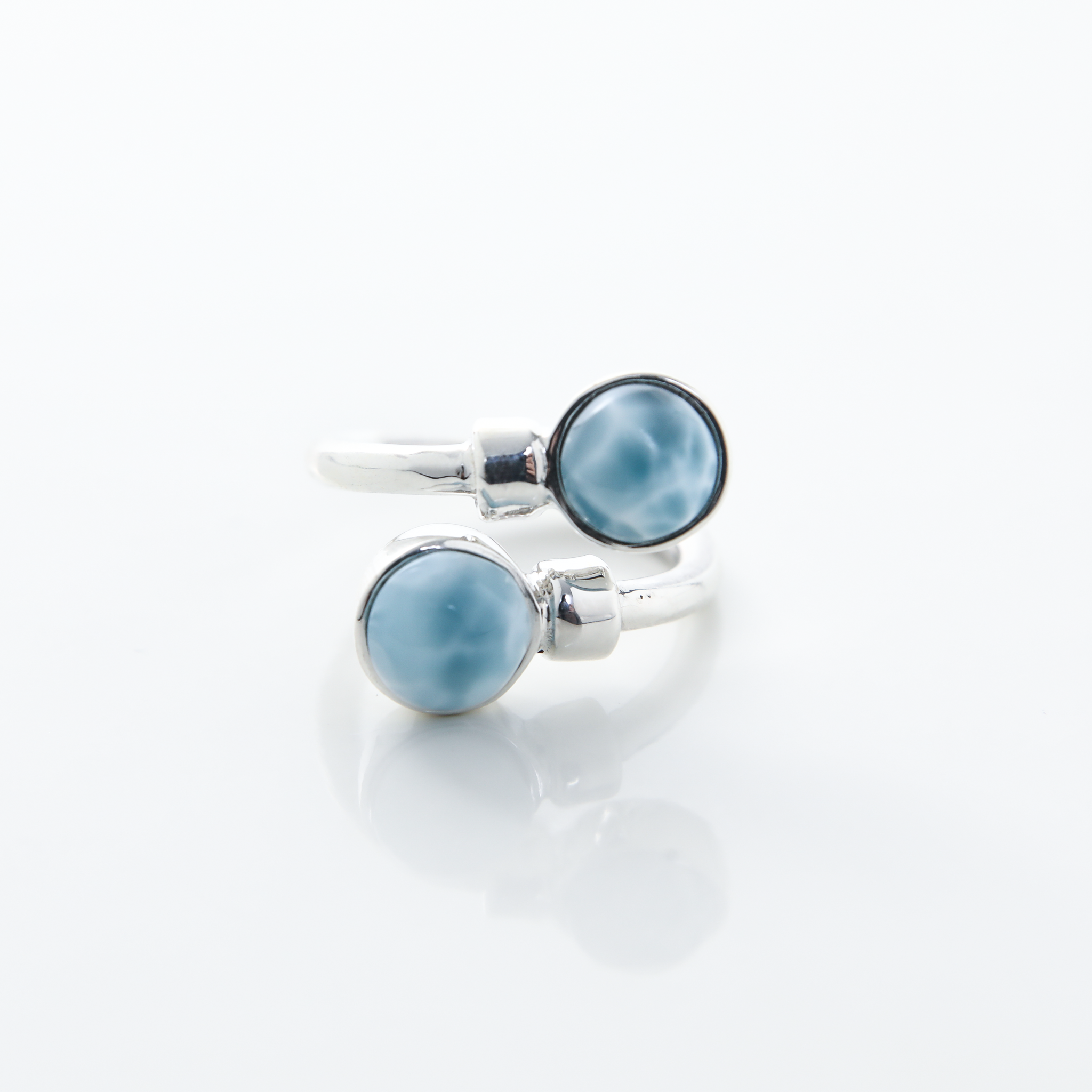 Larimar and Silver Ring
