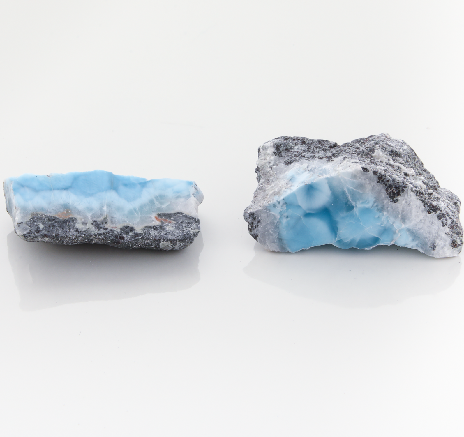 Larimar Paperweights Set