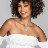 Larimar and Silver Necklace