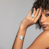 Larimar Cuff Bracelet Cosette