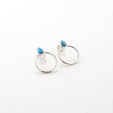 Larimar Earrings Vera Teardrop Studs
