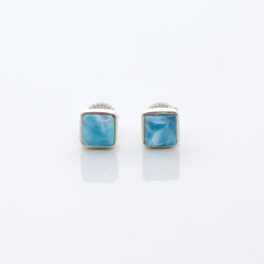 Larimar Studs Remi Square Petite
