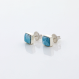 Larimar Studs Remi Square Petite