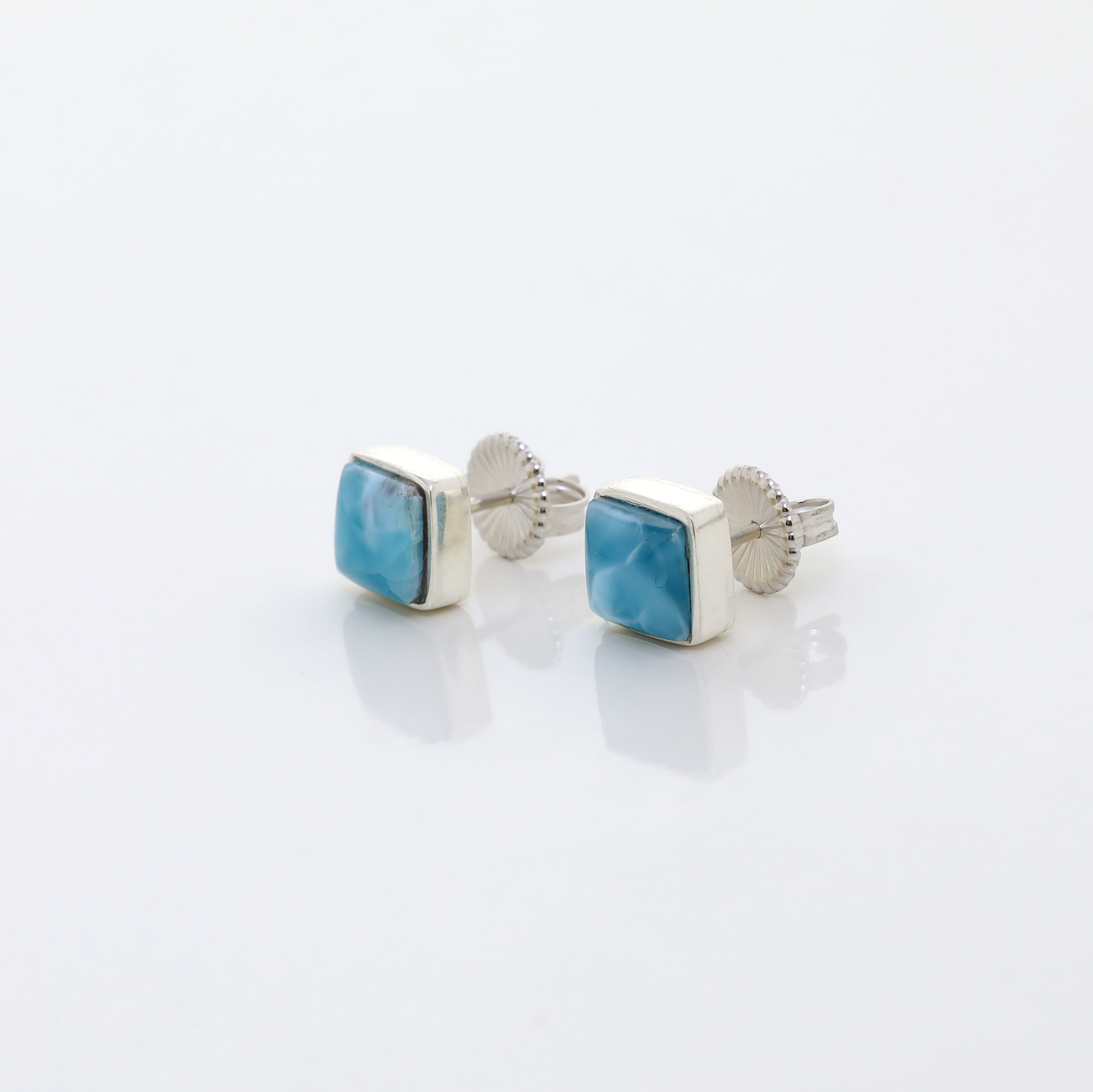 Larimar Studs Remi Square Petite