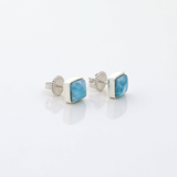 Larimar Studs Remi Square Petite