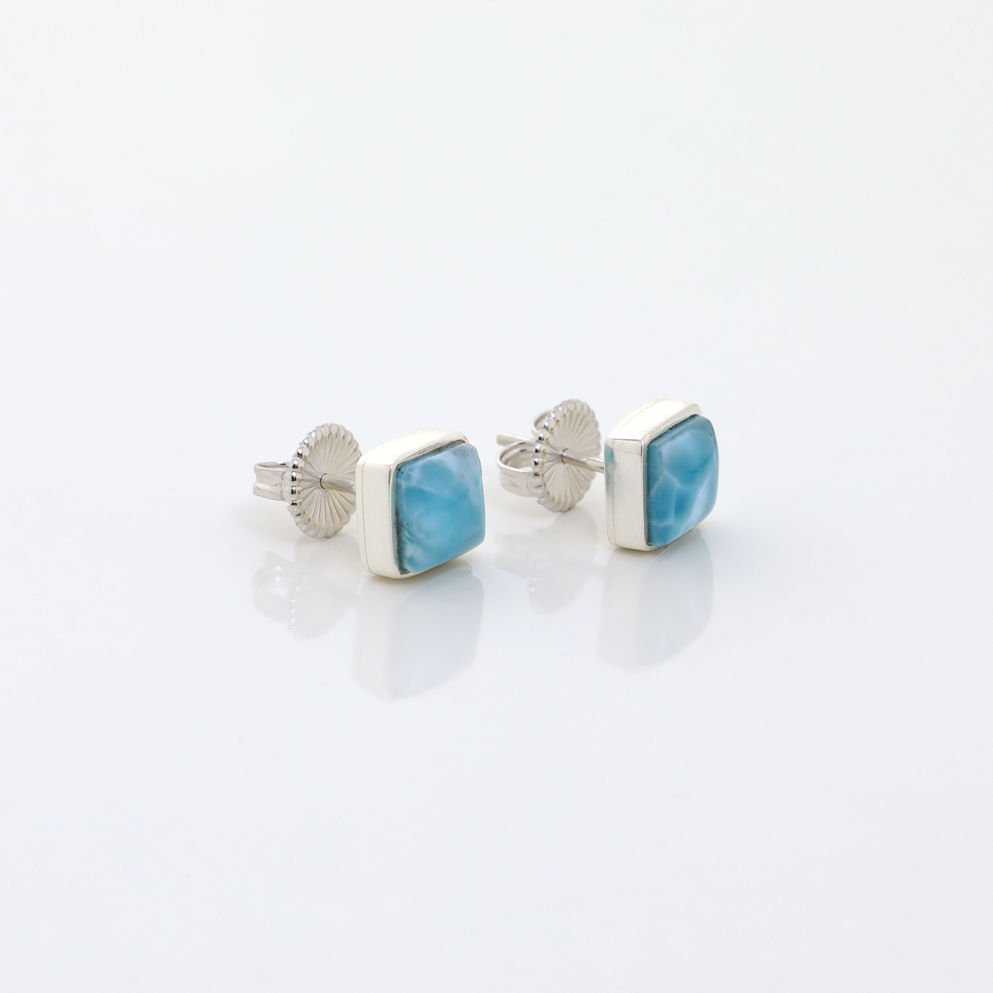 Larimar Studs Remi Square Petite