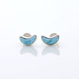 Larimar Moon Earrings Remi Petite